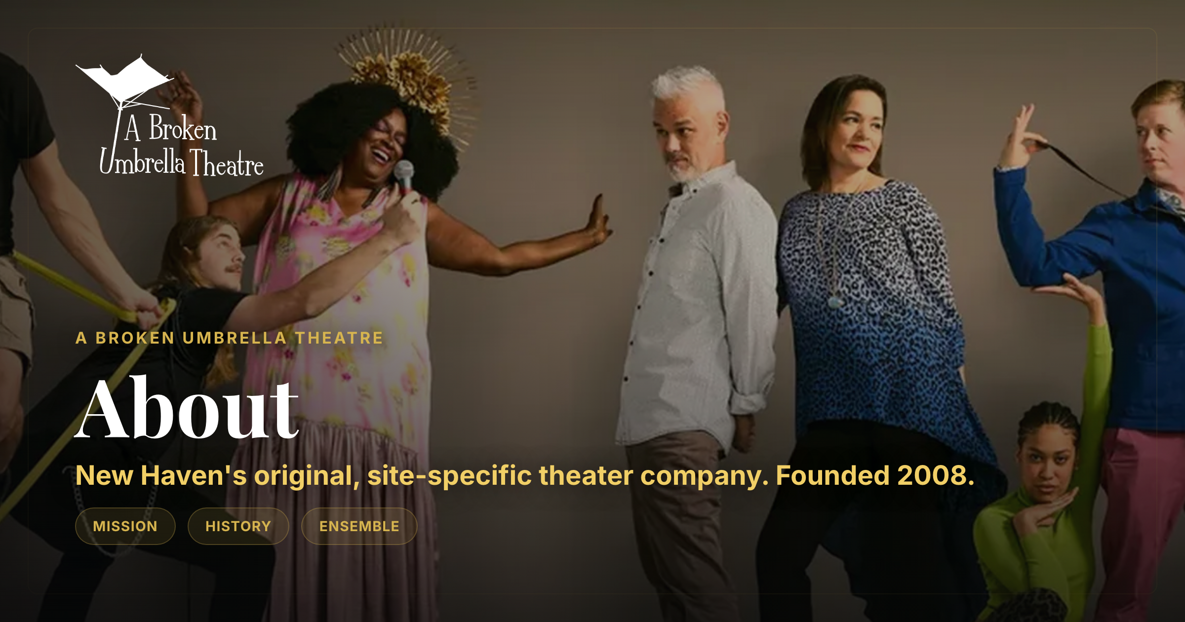 About — A Broken Umbrella Theatre